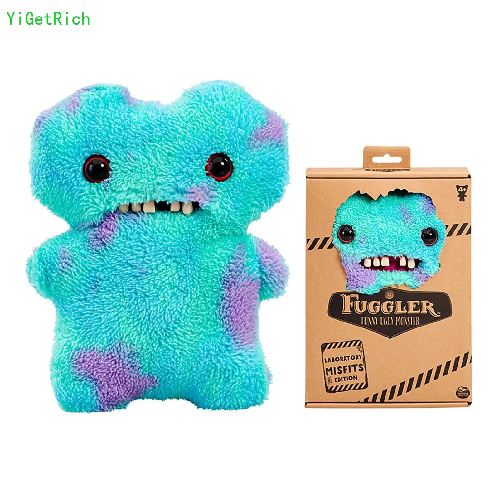 New Fuggler Plush Budgie Fuggler Edition and Laboratory Misfits Edition British Brand Funny Ugly Monster Toy Gifts Ornaments