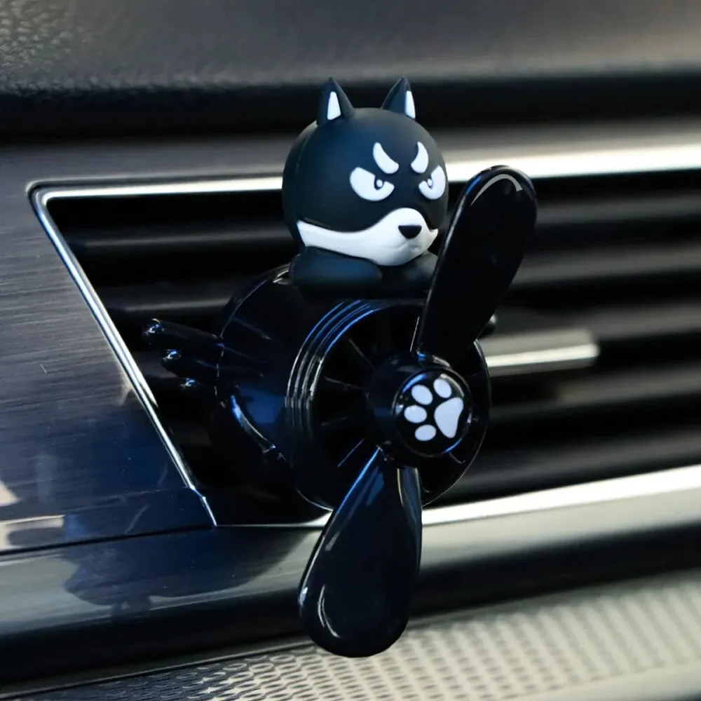 Car Decoration Incense Dispenser Pilot Rotating Propeller Air Outlet Car Ornaments Cartoon Cute Accessories image 3