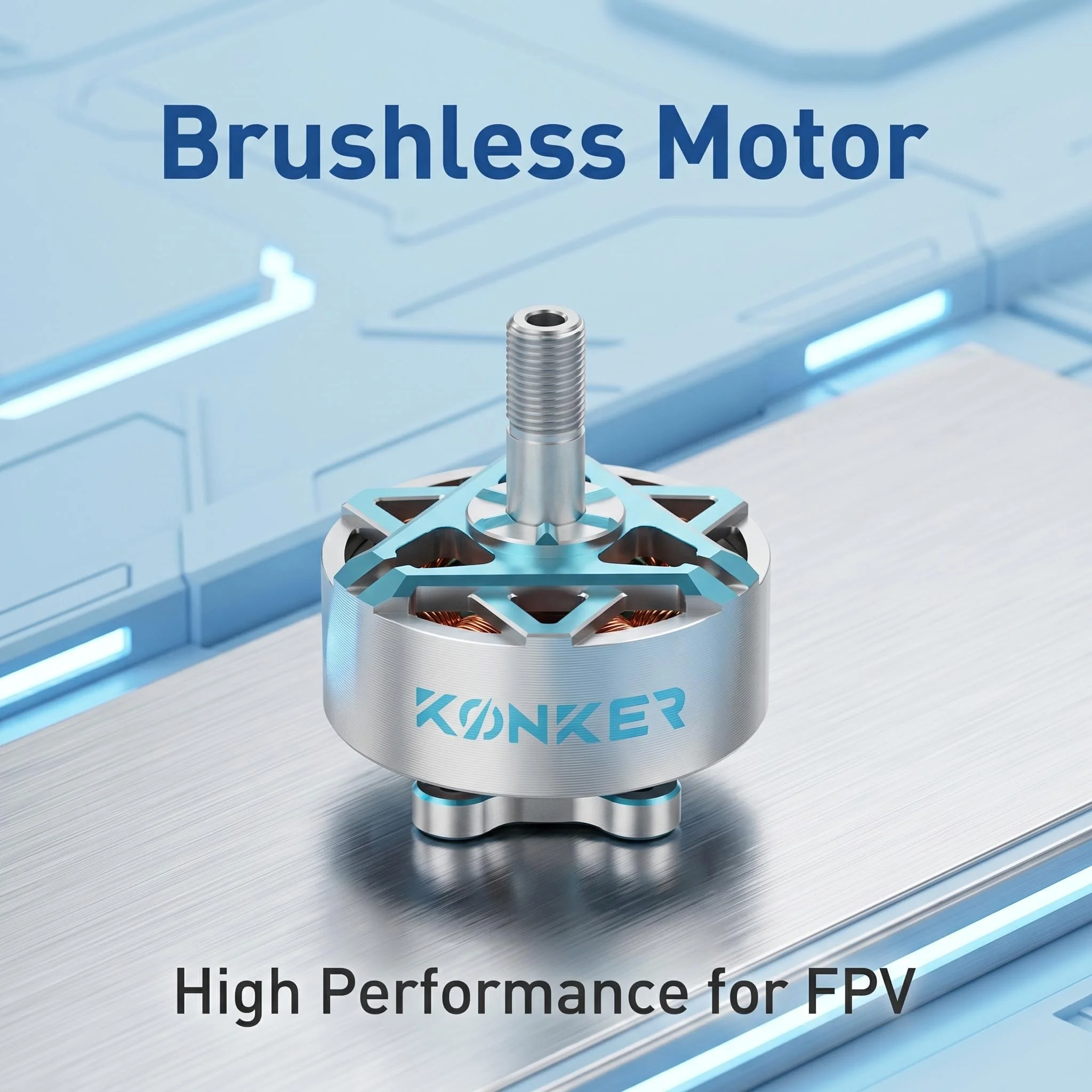 Konker Clear Sky 2207.5 2306.5 Brushless RC Motor 1960KV 2100KV for FPV Racing Multicopter Accessories