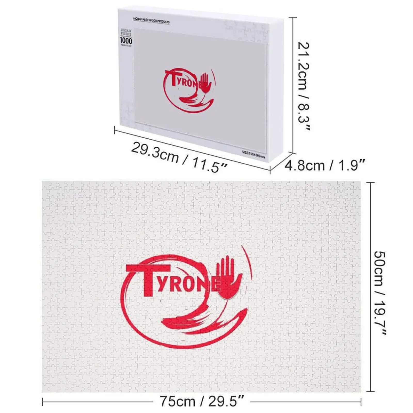 حتى تيرون! أحجية الصور المقطوعة أفكار الهدايا الشخصية لغز الهدايا المخصص