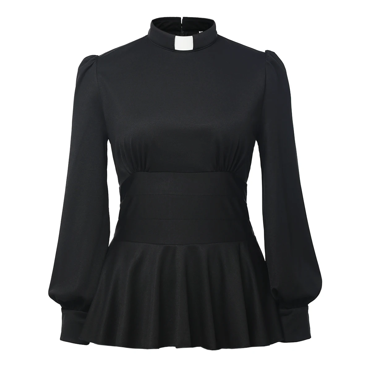 قميص رجال الدين بياقة كاهن تبويب للنساء زي الكنيسة الكاثوليكية