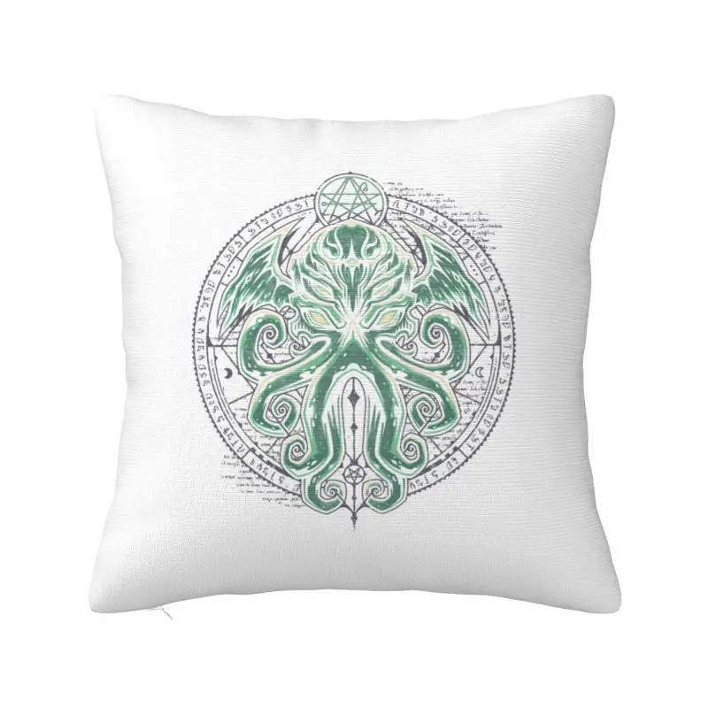 

Custom Great Cthulhus Pillow Case Horror Movie Lovecraft Chair Cushion Cover Square Pillowcase