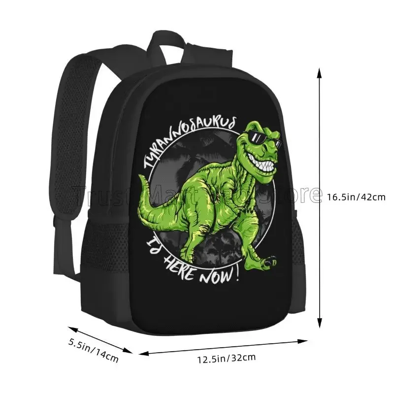 Jurassic Dinosaur Backpack for Boys Girls School Bookbag with Adjustable Strap Lightweight Waterproof Daypack for Travel Picnic image 2