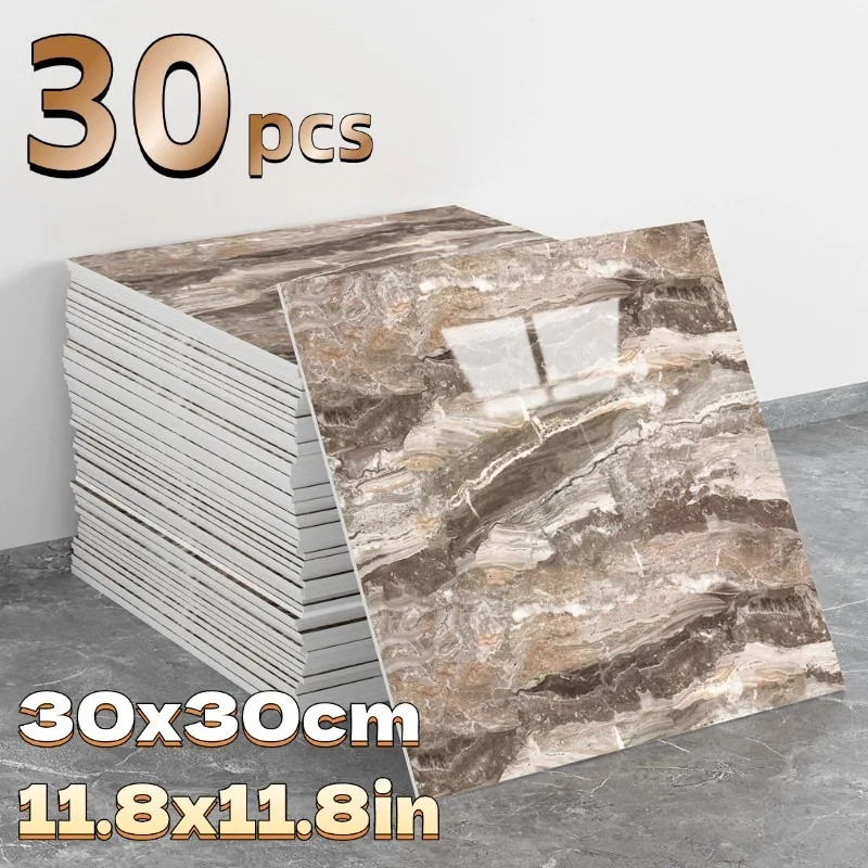 

Stick on Kitchen Backsplash Tiles Vinyl Wall Stickers Removable Imitate Marble Self-Adhesive Foam Wallpaper Bathroom Decoration