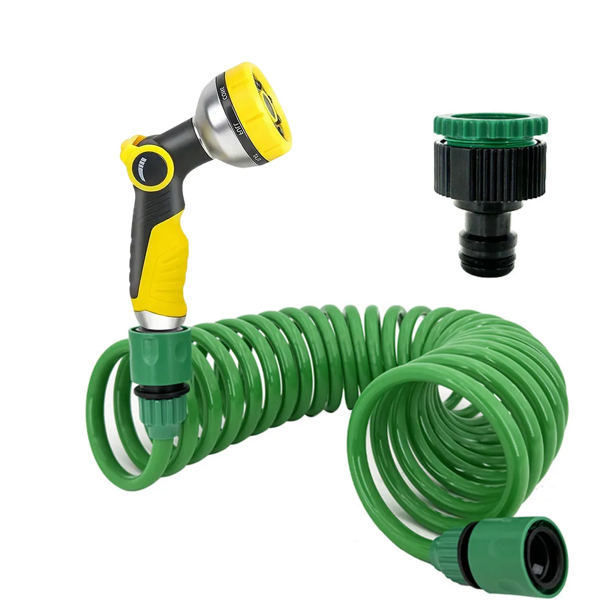 

10M Spring Water Pipe, Durable Garden Water Pipe, 10 Function Car Wash Water Gun, Essential Water Pipe For Watering