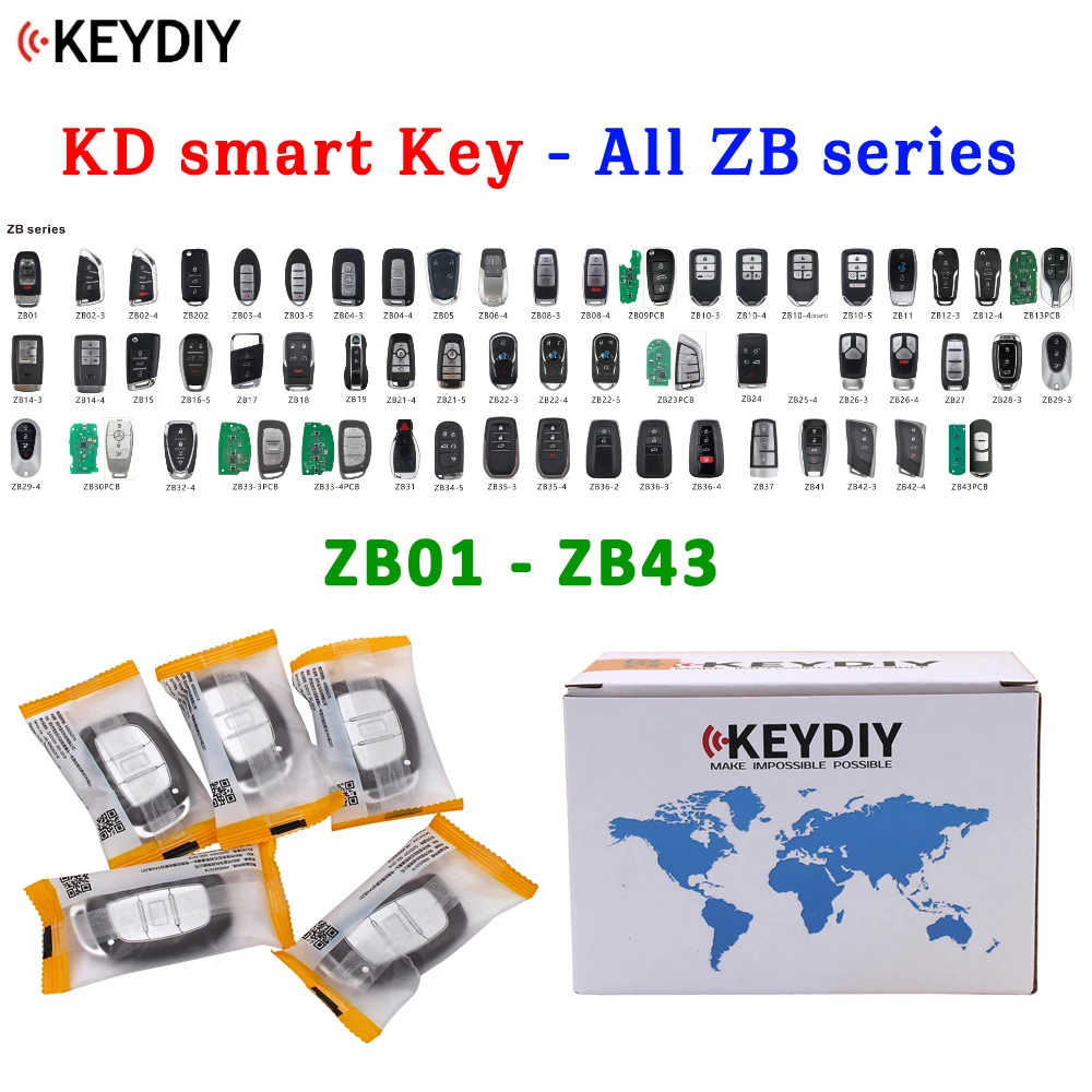 KEYDIY ZB Series Remote KD Smart Key ZB01 ZB02 ZB03 ZB04 ZB05 ZB06 ZB08 ZB09 ZB10 ZB21 ZB32 ZB33 ZB37 ZB42 ZB43