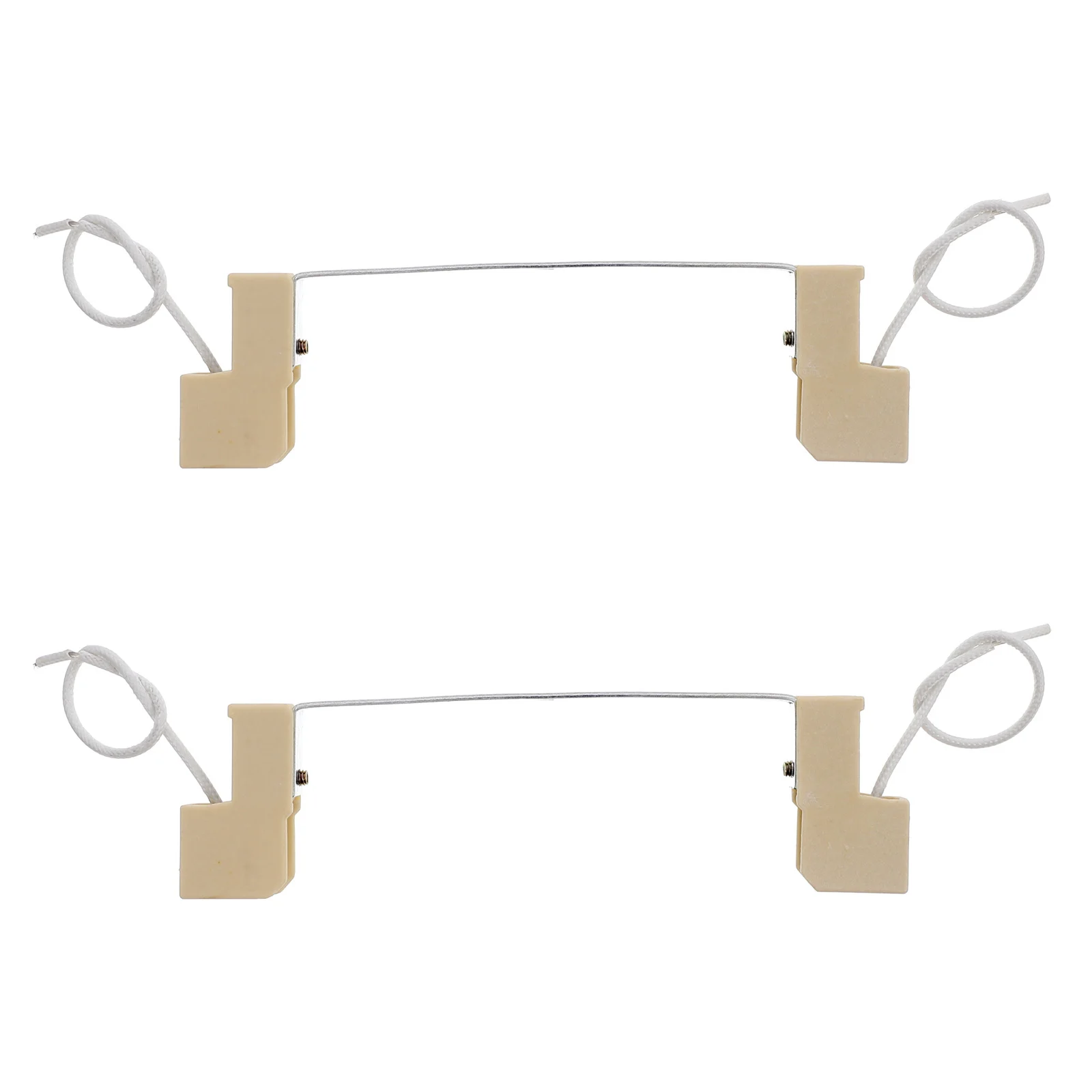 

2Pcs Ceramic Lamp Socket High Temperature Resistant Light Bulb Holder Durable Lamp Repair Parts for Indoor Outdoor Use