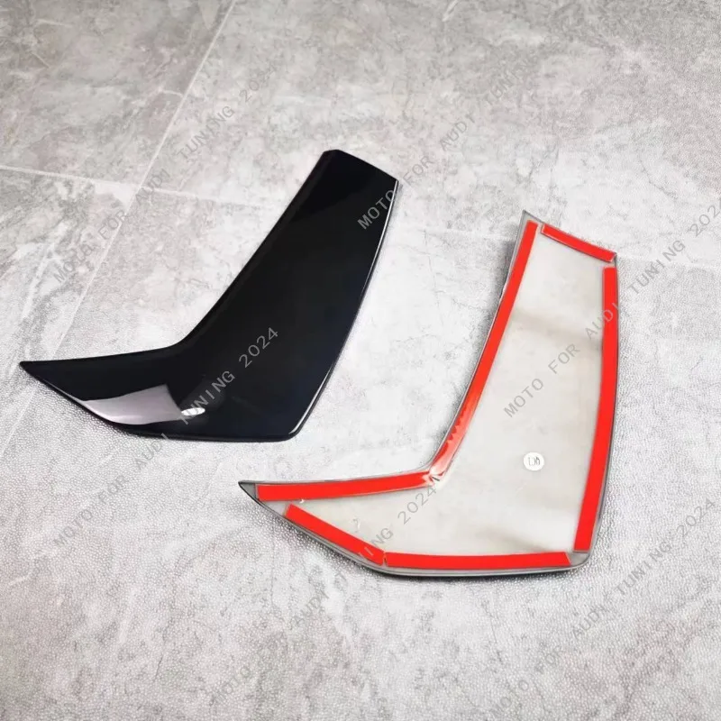 For Audi A3 Sportback 2021-2024 Car Front Siad Air Intake Frame Grille Trim Front Side Foglight Spoiler Stickers Bodykti Tuning
