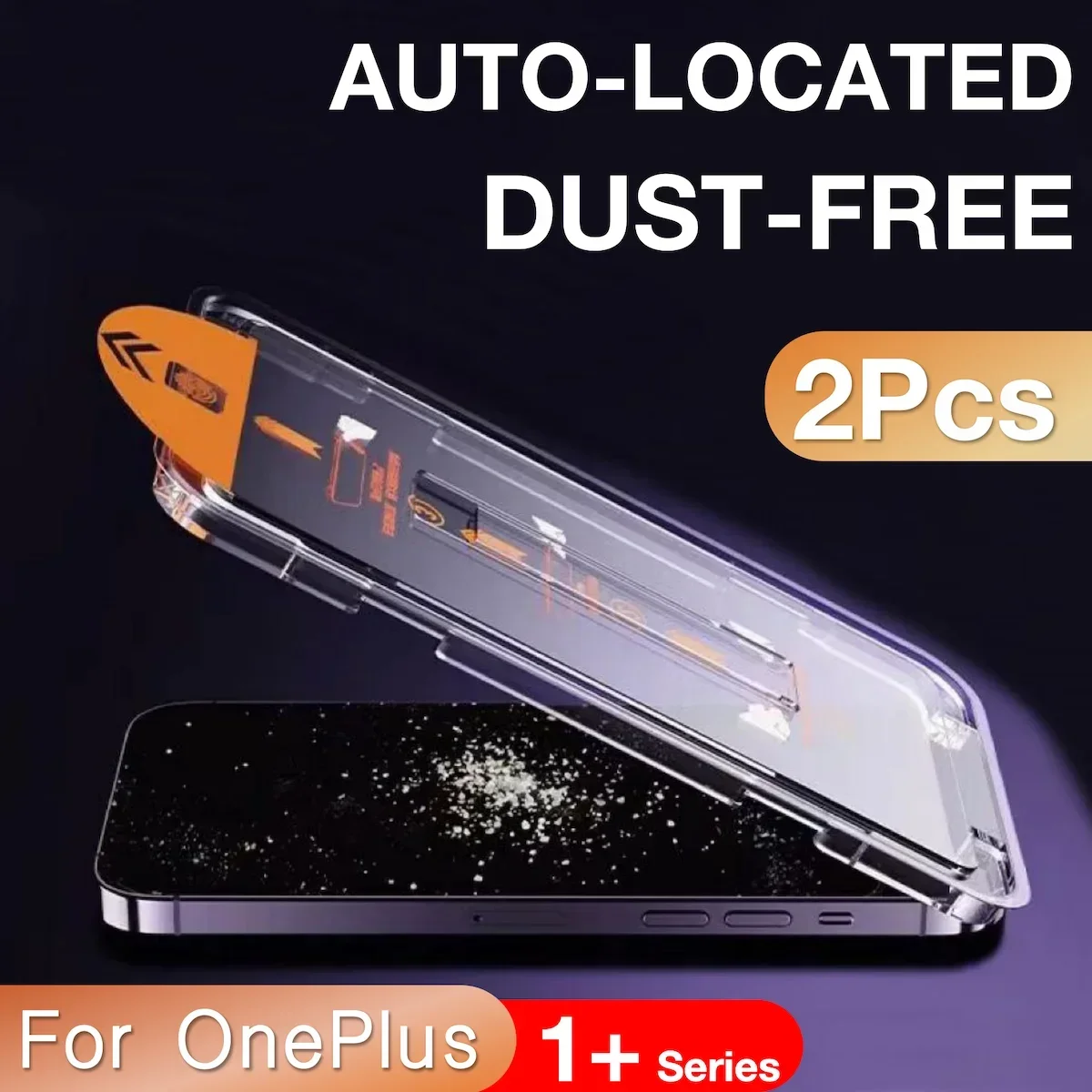 2Pcs For Oneplus 9RT 9R 8T 7T 9 7 6 6T ACE PRO One Plus Screen Protector Tempered Glass Easy Install Auto-Dust Removal Kit