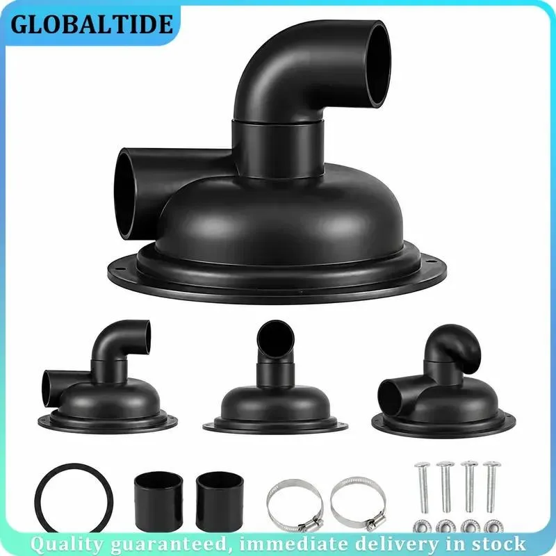 Cyclone Dust Separator Lid with Elbow for Woodworking Vacuum Cleaner Plastic DIY Easy Install Dust Collector Cover