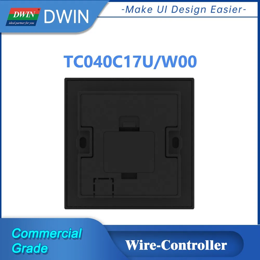 DWIN 12V Ultra-thin HAVC Thermostat Tuya WIFI Module / ILITEK Anti-interference Touch Version Available Temperature Controller