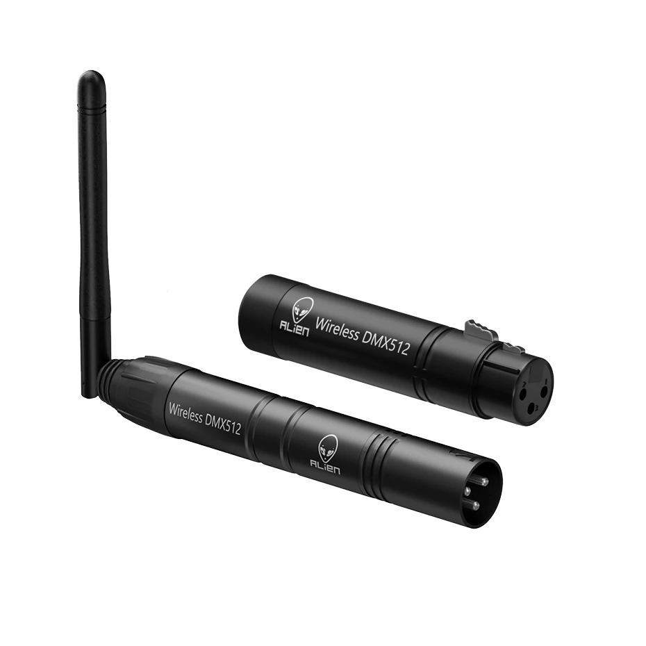 ALIEN 2.4G ISM Draadloze DMX 512 Dfi Controller XLR Ontvanger Zender Voor Disco DJ Party Bar Podium PAR Moving Head laserlicht
