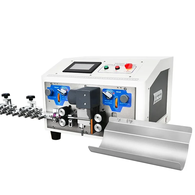 

Cost-Effective Fully Automatic Double Wire Multi-core Cable Cutting And Stripping Machine For Wire 0.1-7 Mm2