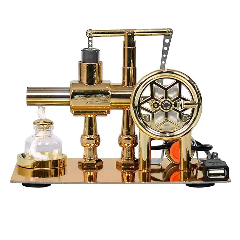 Hot Air Stirling Engine Experiment Model Electric Generator Physics Experiment Science Toy Educational Mini Engine Toy