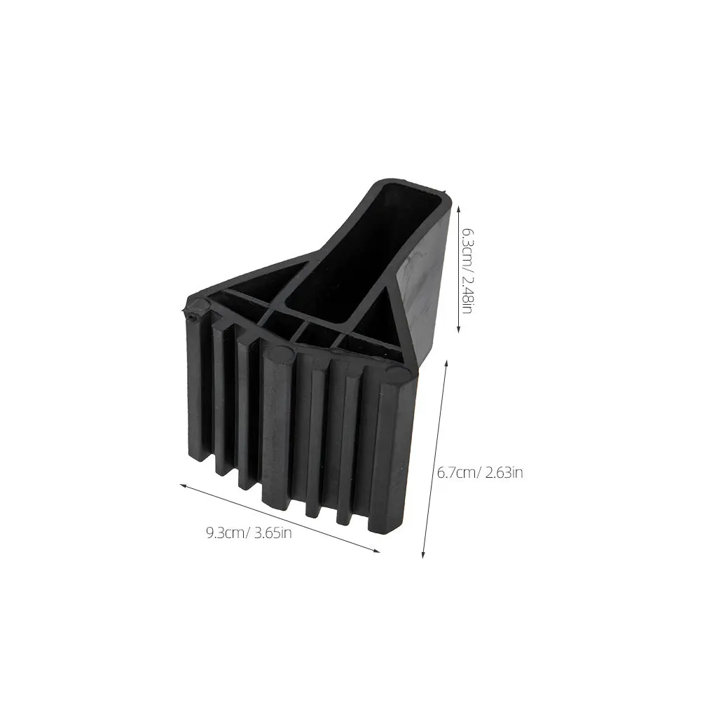 3pcs Non-Slip Ladder Feet Covers Rubber Protective Sleeves for Step Ladder Floor Protection
