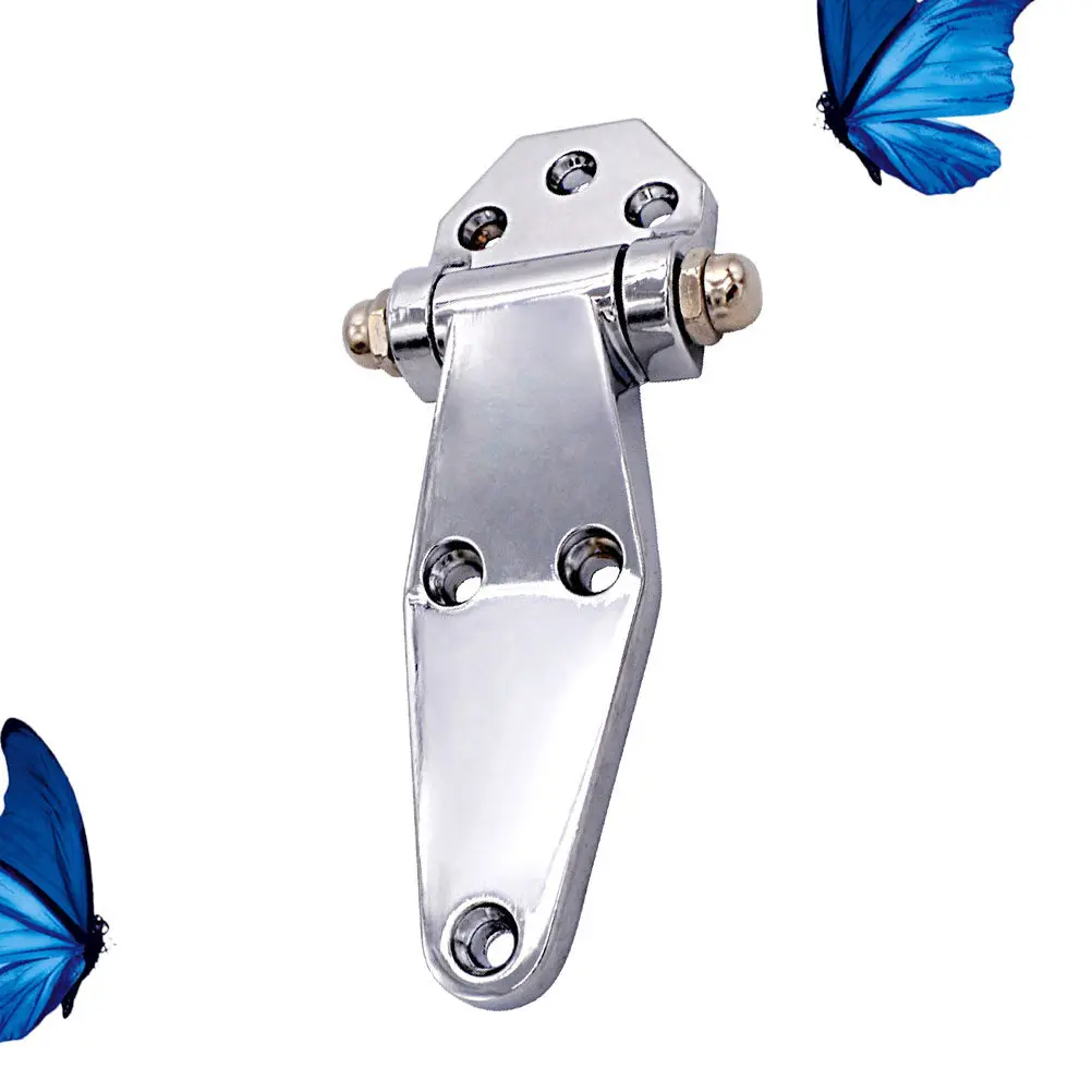

1Pcs Silver T Shape Hinge Steel Heavy Duty Industrial Box Hinge for Door Electrical Cabinet Automation Equipment