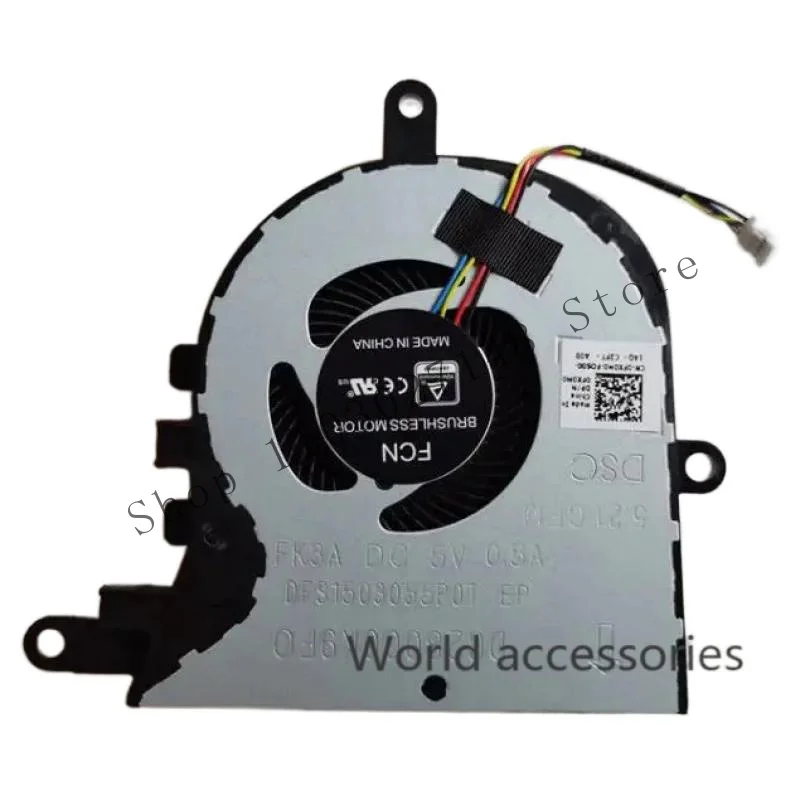 WYORESY New CPU Fan for Dell Inspiron 17-3780 3793 5770 Vostro 3580 3590 3591 3593 Series 0FX0M0  DC28000K9D0 DFS1503055P0T FK3A