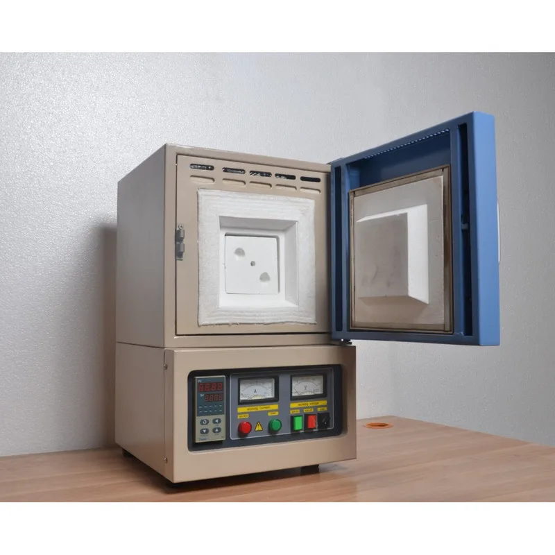 1000 1600 1800 Degree High Temperature Electric Heat Treatment Lab Muffle Furnace Box Chamber Furnace