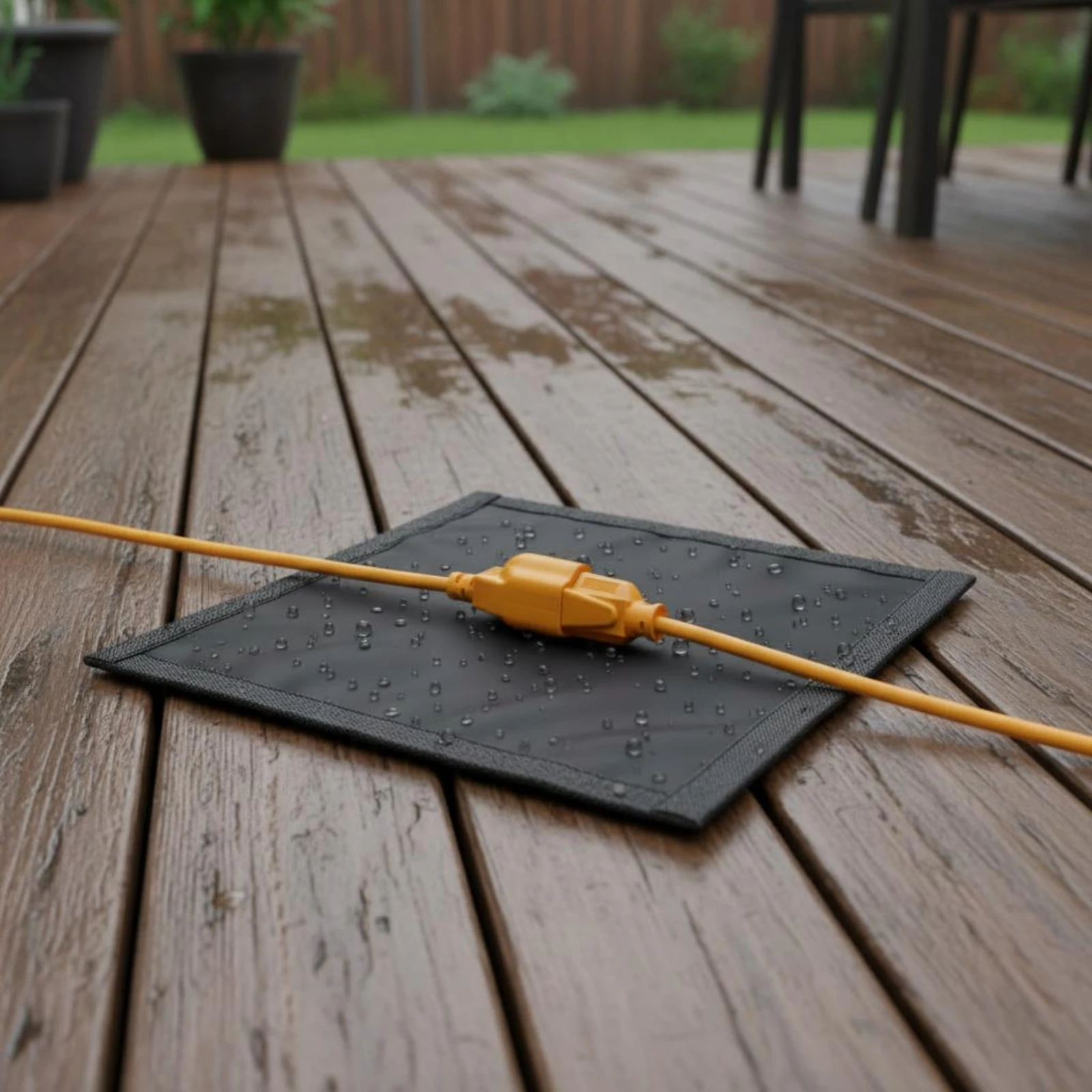 Waterproof Extension Cord Cover Large Capacity Weatherproof Plug Cover Weatherproof Cord Protector Child and Pet Protected