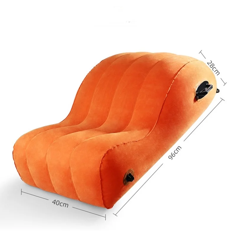 Inflatable Chaise Lounges Folding Sex Sofa Bed S Shape Adult Sexx toys Night Couples Game Cushion Exotic Husband And Wife Chair