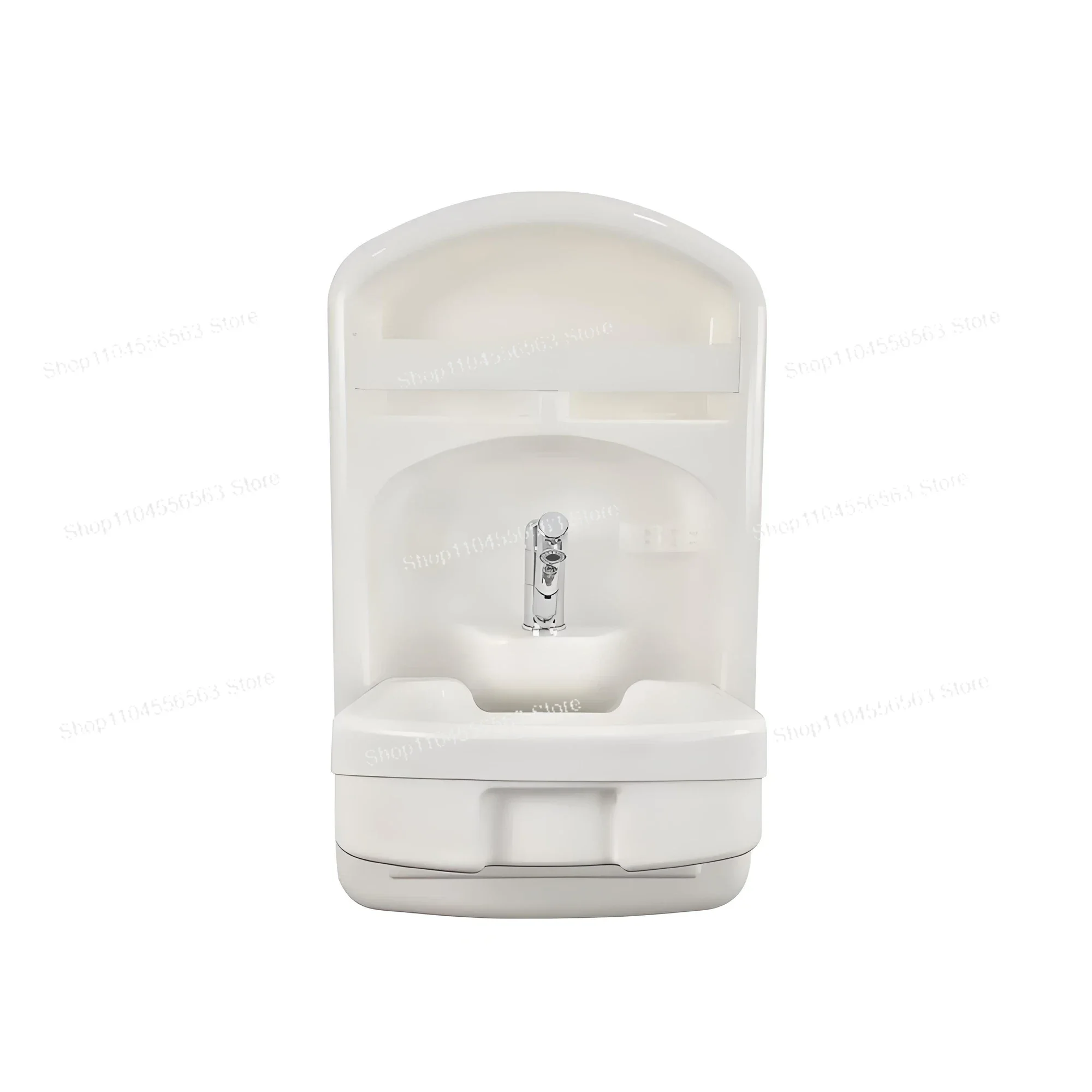 RV Bathroom Basin Sink – with Scalable Faucet/Tap, Foldable Acrylic for Travel Trailer, Camper, Caravan, Motorhome & Marine