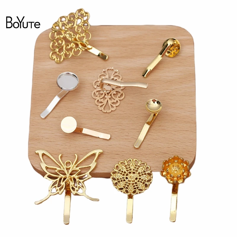 BoYuTe (20 Pieces/Lot) Retro Style Hair Buckle Hair Clasp Clips Handmade Diy Jewelry Accessories Wholesale