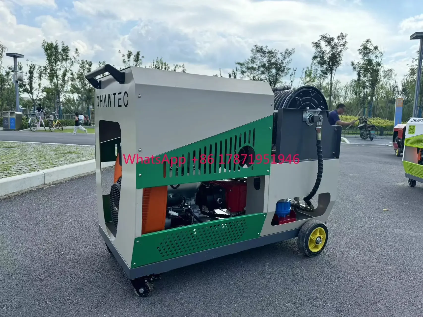 Customized pressure Adjustable drain cleaning machine Advanced affordable With shock absorption sewer jetter machines