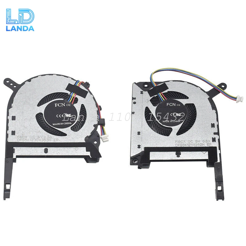 

GPU CPU Cooling Fan For ASUS TUF Gaming A15 FA506 IV FA506IU FA506IH FX506 IU FX506LH Cooler Radiator Replacement Laptop Part