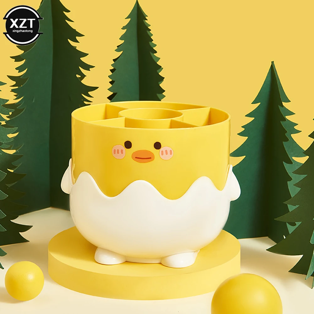 Cute Duck Pencil Holders Pens Storage Container Office Decoration Desk Accessories Desktop Makeup Organizer Home Office Supplies