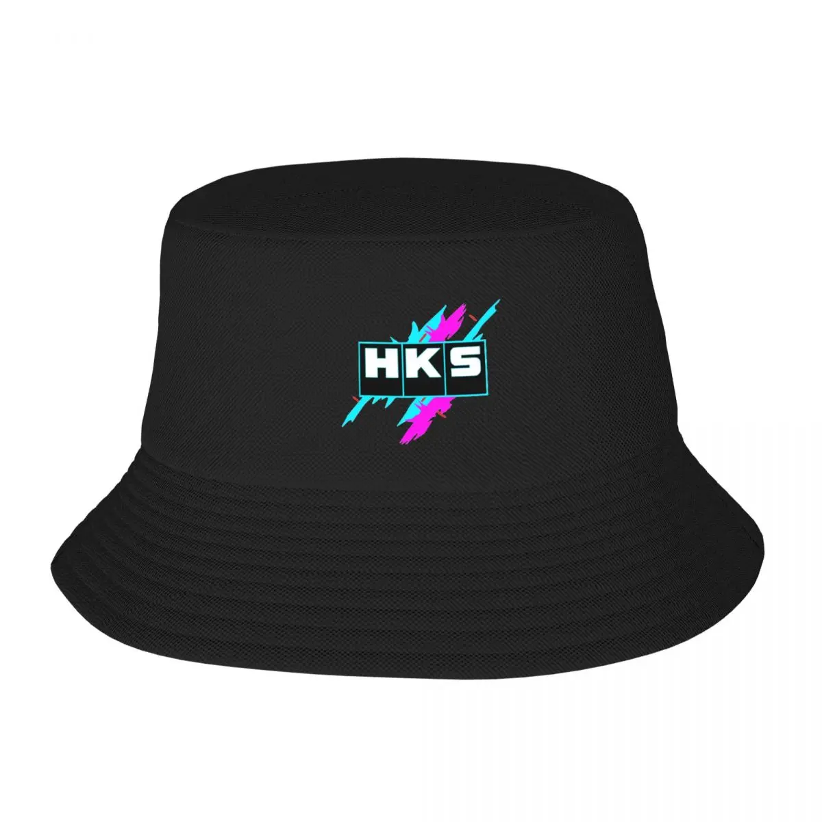 HKS Bucket Hat Travel Headwear Merch Power and Sportser Performance Turbo Logo Fisherman Hat for Sport Girl Session Hat Packable