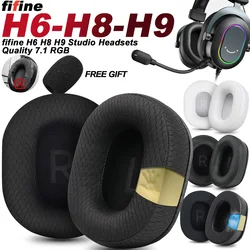 Earphone pads For Fifine H6 H8 H9 H13 H16 7.1 replacement Earpads headphones Earmuffs Soft Mesh Memory Covers Sponge  Protein