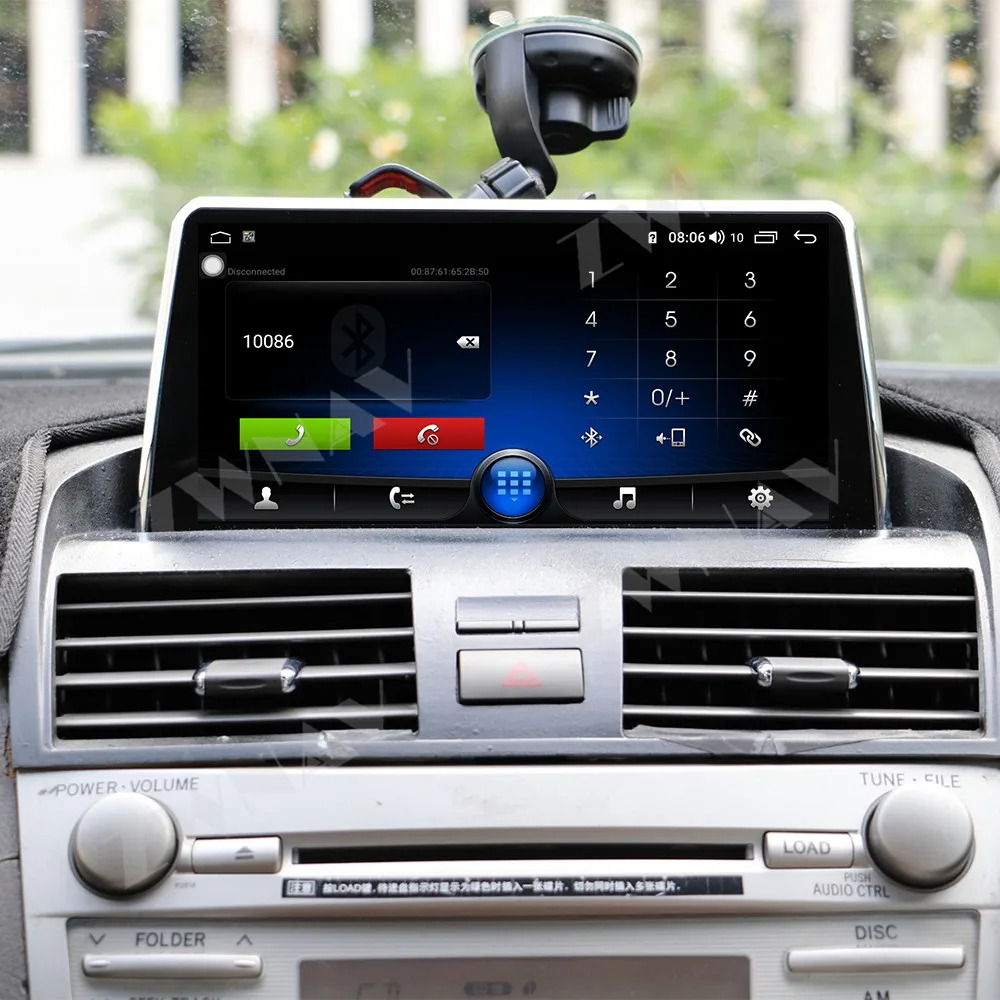 

Автомобильный радиоприемник с умным IPS-экраном для Toyota Camry 2006-2012 Android Auto GPS-навигация Мультимедийный авто стереоприемник Головка Carplay