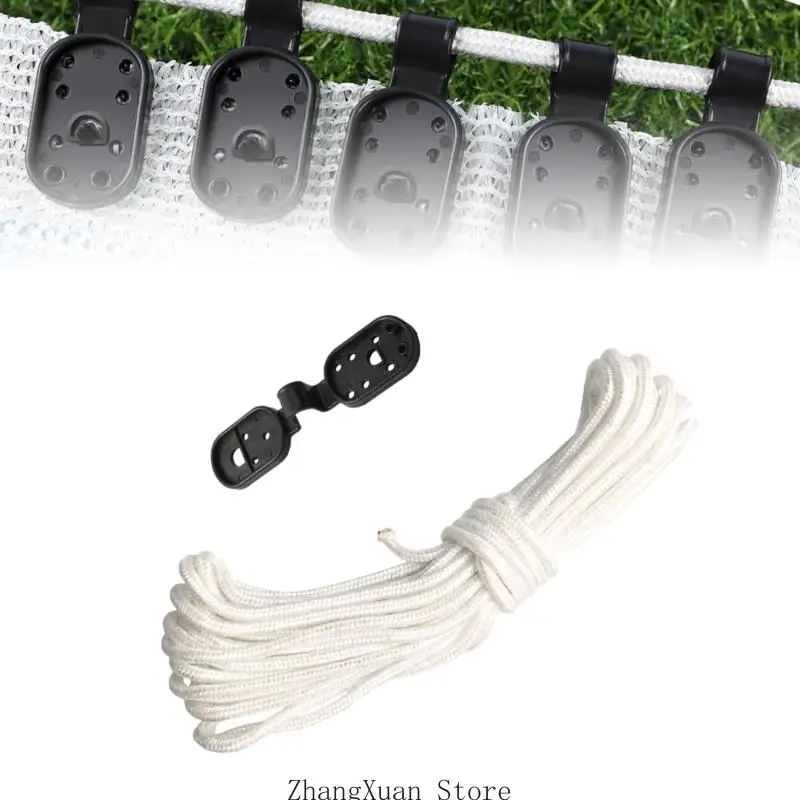 Gartenreihen-Clip-Set mit 50 Kunststoff-Clips für den Heimanbau, 3 x – Detail 7