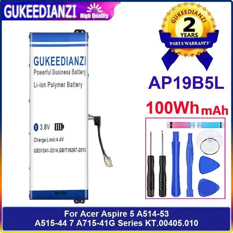 

AP19B5L для Acer Aspire 5 A514-53 A515-44 7 A715-41G серии KT.00405.010 хорошая низкотемпературная батарея для ноутбука 100 Втч