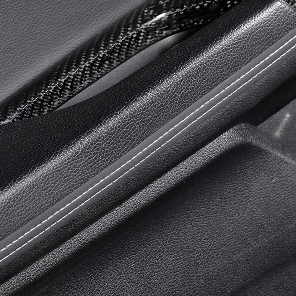 

2Pcs Car Door Gaps Trim Strip Premium PU Flexible Molding for Dashboard Door Edge Decoration Universal Fit DIY Auto