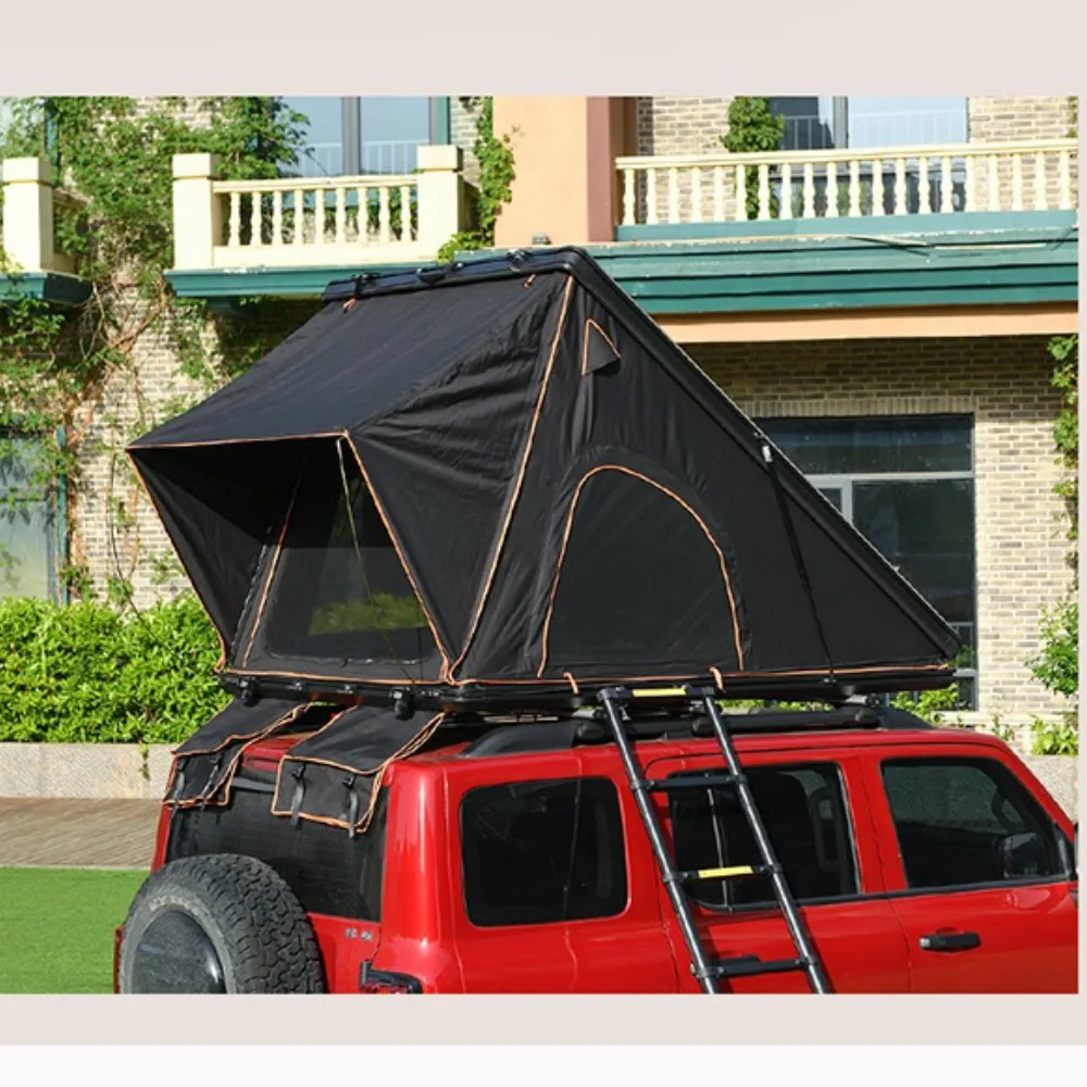 Fully Automatic Double Roof Tent for SUV Off-Road Vehicle Hydraulic Folding Quick-Open Feature for Outdoor Self-Driving Tours