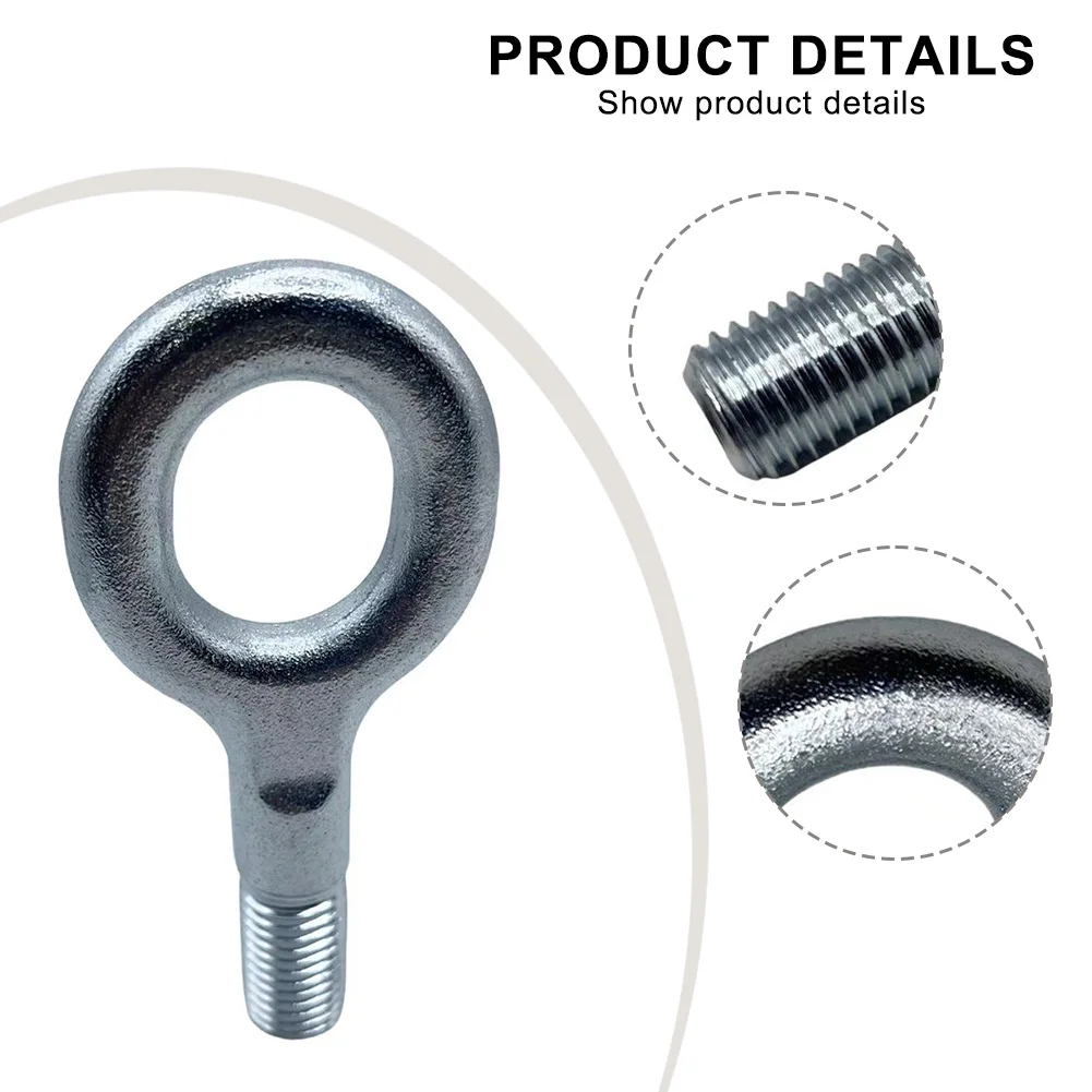 Short Towing Eye Hook for Fiat For Ducato For Relay For Boxer 2006+ Easy Replacement Metal Component for Towing