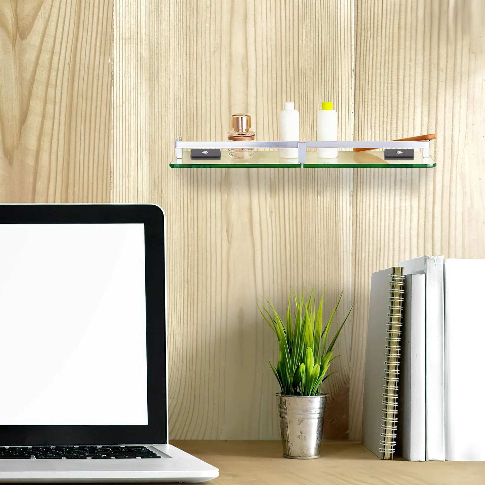 

8pcs Glass Shelf Clamp Heavy Duty Support Bracket For Floating Shelf Glass Display Cabinet Bathroom Shower Holder Clips