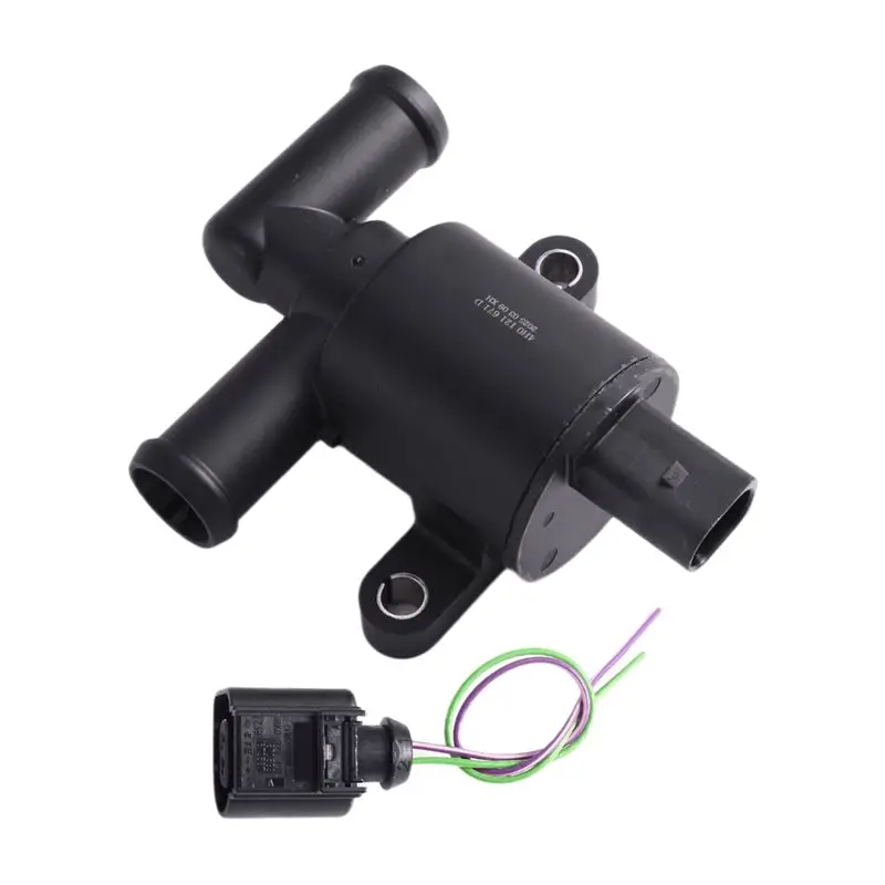 Detalhe 2 de Válvula solenoide 【RECOMENDAR】Heater Solenoid Valve 1Set 4H0121671D 8K0973702 For A6L, C7, A8L, Tiguan, Magotan Outras válvulas