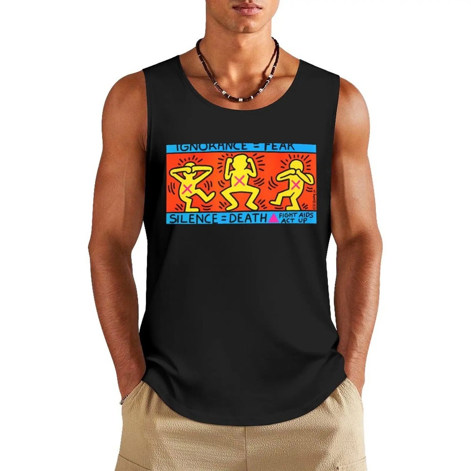 

act up Tank Top sports suits Men's sleeveless t-shirt