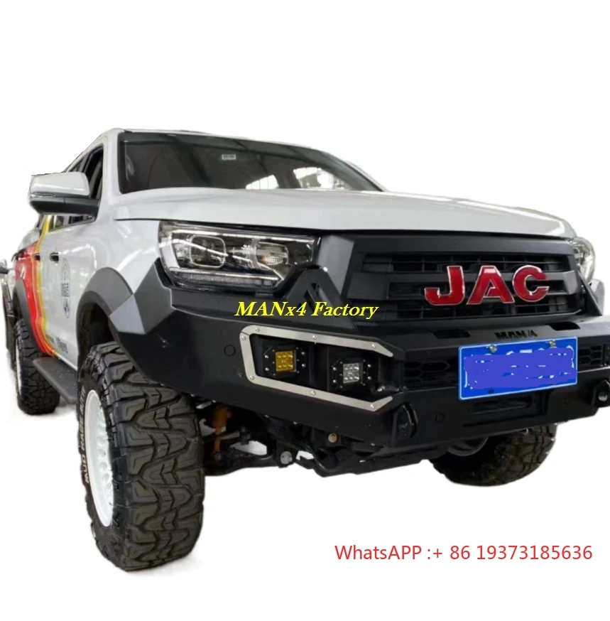 

MANx4 Steel Bull Bar Наночная планка переднего бампера для JAC Shuailing T8