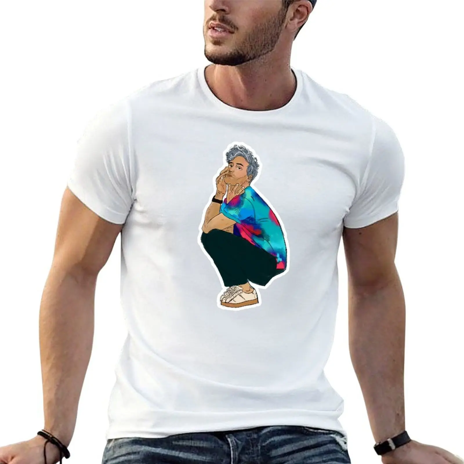 

Taika Waititi Entertainment Weekly T-Shirt man t shirts graphic funny t shirts cotton T-Shirt