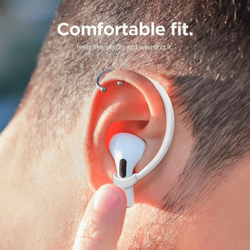 1 Pair Anti-Lost Wireless Headphone Hooks for Apple AirPods 1/2/3 Pro, Outdoor Travel Hiking Sports Accessories