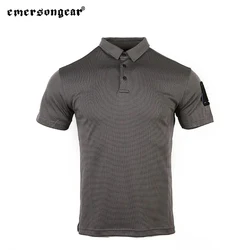 Emersongear Blue Label Polo da uomo t-Shirt tattica Quick Dry Outdoor Casual sport caccia ciclismo escursionismo top campeggio