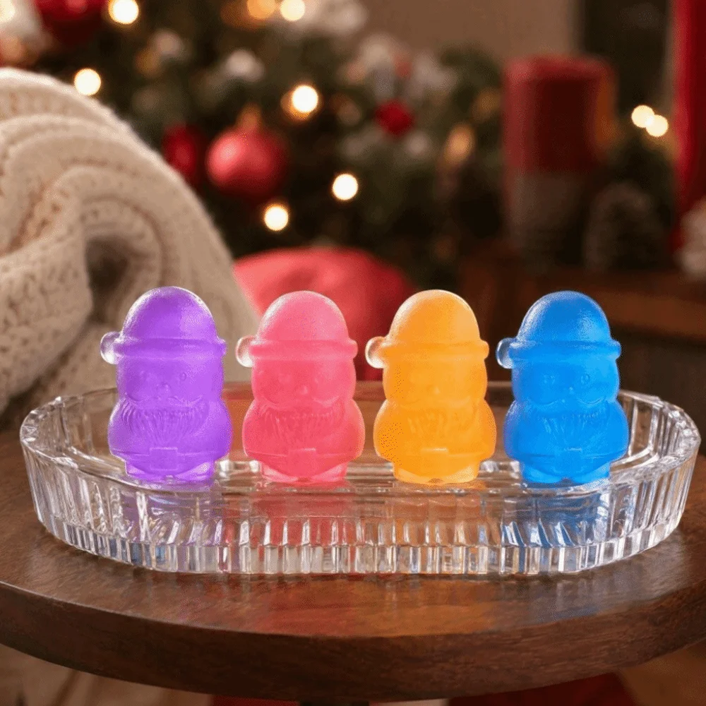 Elk/Santa Claus/Snowman Christmas Squeezed Cube Super Soft Realistic Non Rebound Fidget Comfortable Squeezing Stress Ball