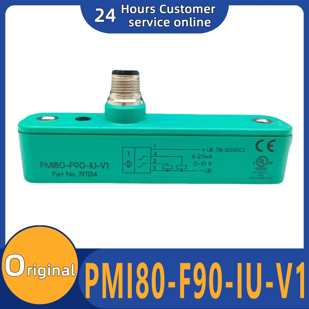 

Совершенно новый оригинальный датчик Φ PMI80-F90-IU-V1 191134