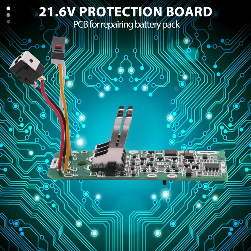 Circuito di protezione PCB di ricarica della batteria agli ioni di litio per aspirapolvere Dyson 21.6V V6 V7