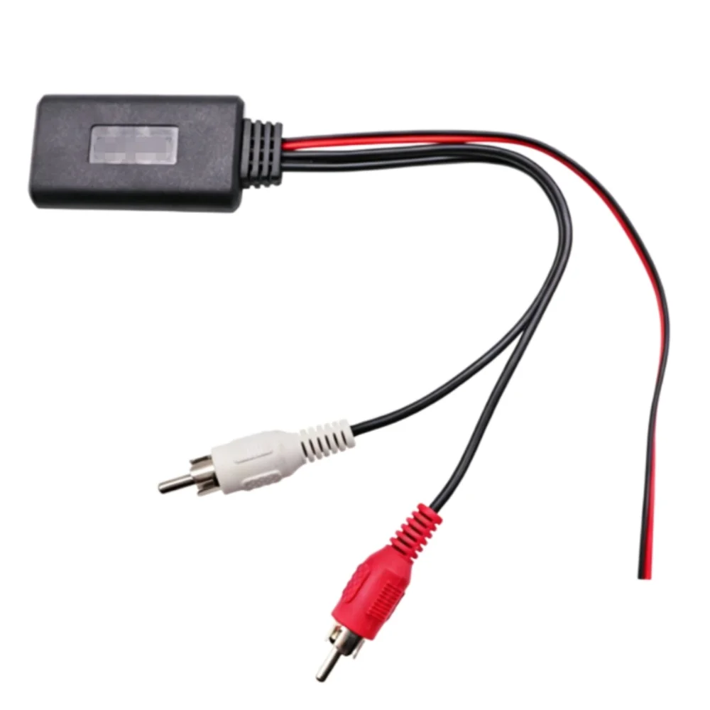 Universal Car Bluetooth AUX Audio Input Cable with Dual 2RCA Male Lotus Connectors  RCA Bluetooth Adapter Cord Plug & Play