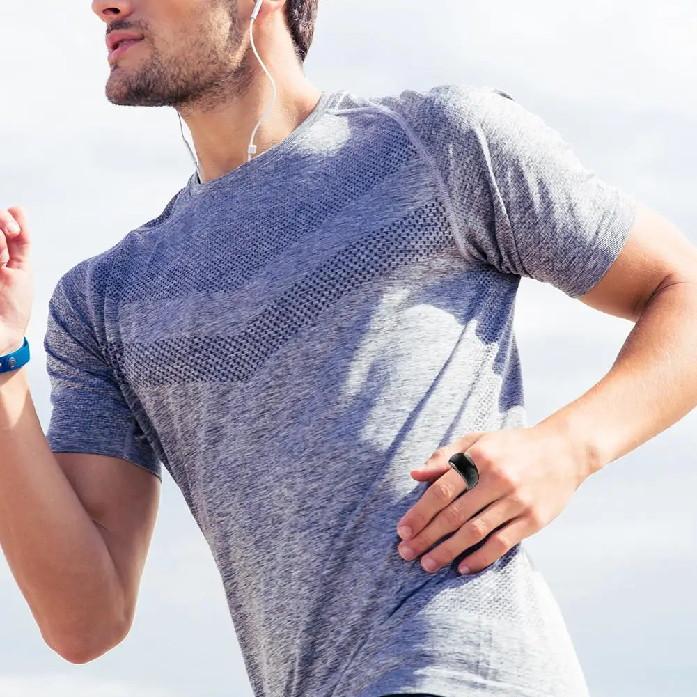 Digital Counting Smart Rings Multifunctional Steps, Exercise Times, Heart Rate LED Display Reminder For Sports Fitness