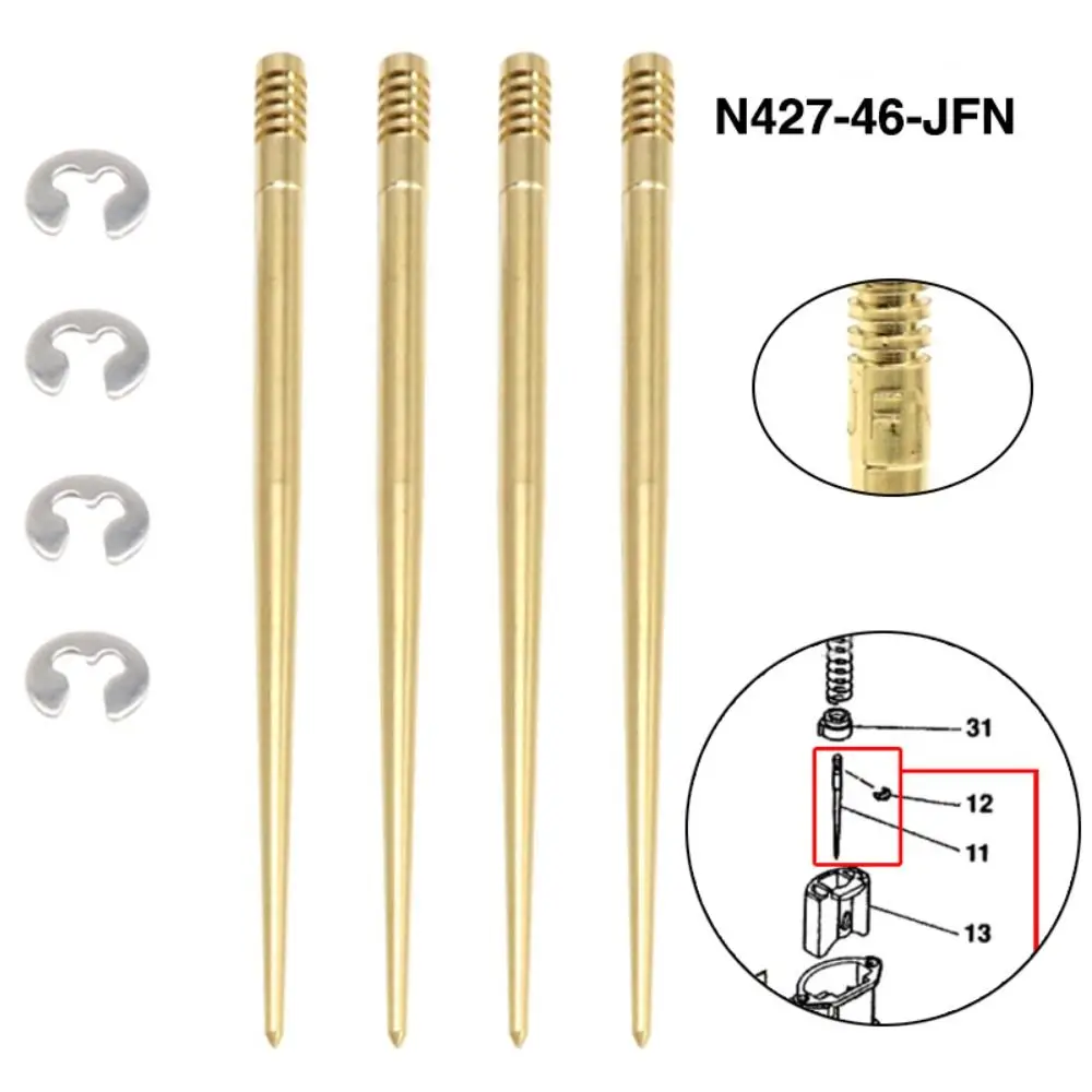 Modification Accessories Carburetor Oil Needle Copper Oil Control Adjuster Durable Jet Needle for PWK21-34 PE26 PE28